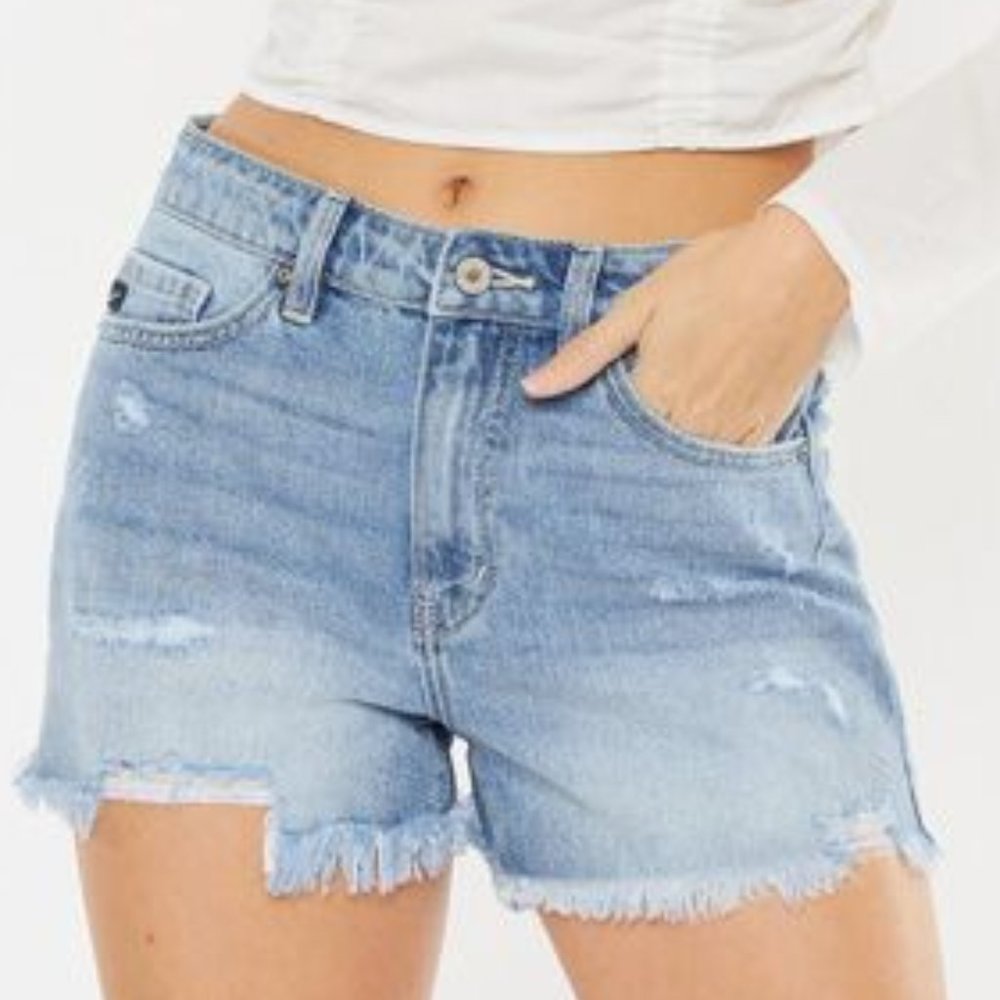 New Kancan High rise shorts medium stone wash